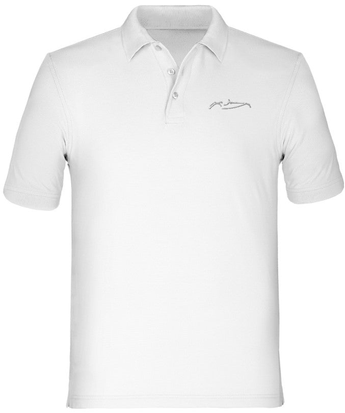 Polo homme avec motif brodé